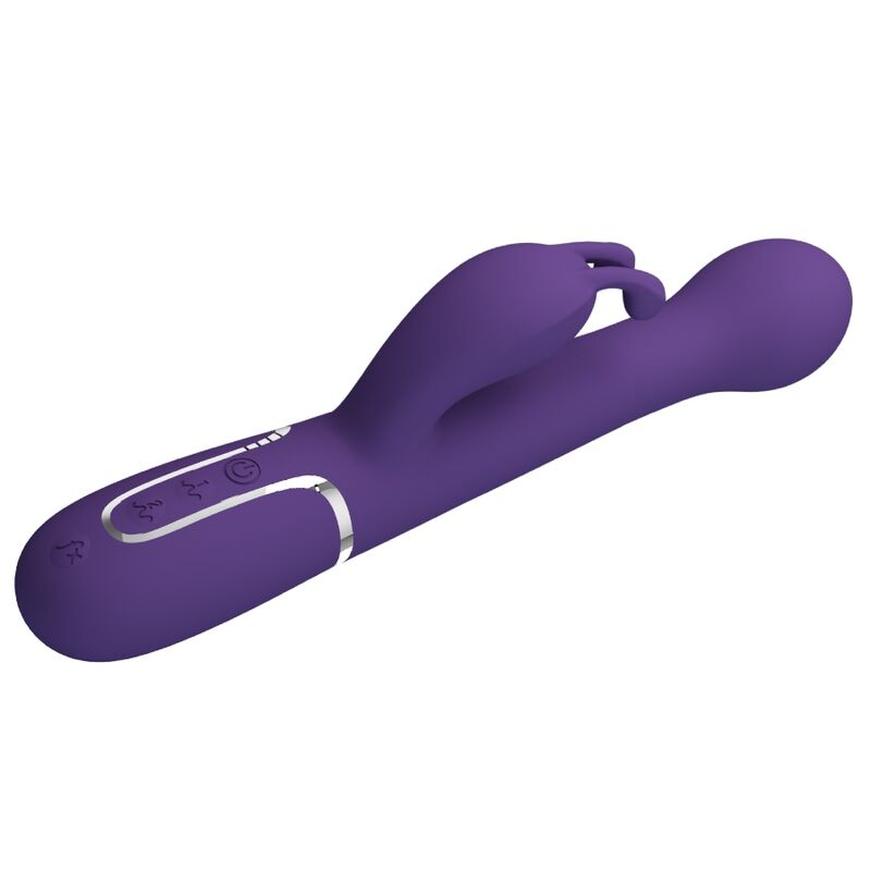 PRETTY LOVE - DEJON RABBIT VIBRATOR 3 IN 1 MULTIFUNKTIONS-LILA – Bild 4