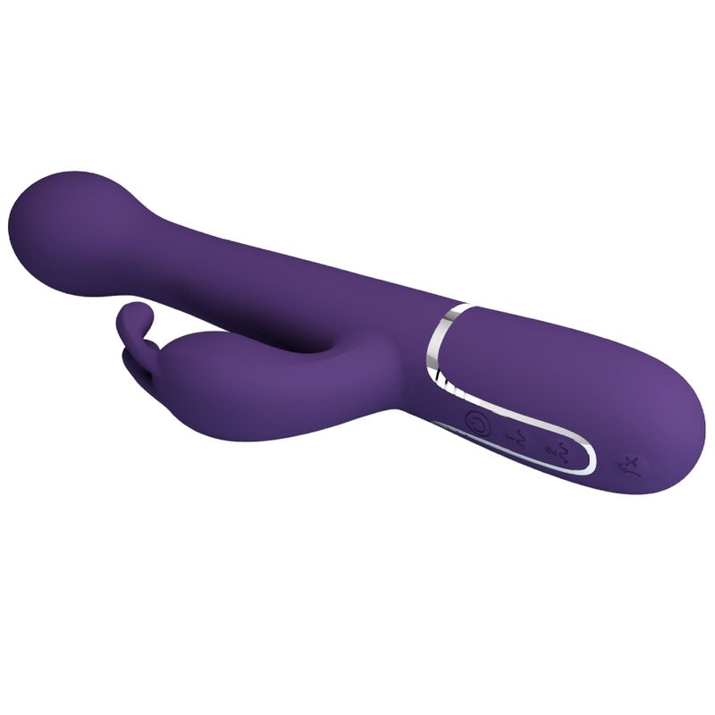 PRETTY LOVE - DEJON RABBIT VIBRATOR 3 IN 1 MULTIFUNKTIONS-LILA – Bild 5