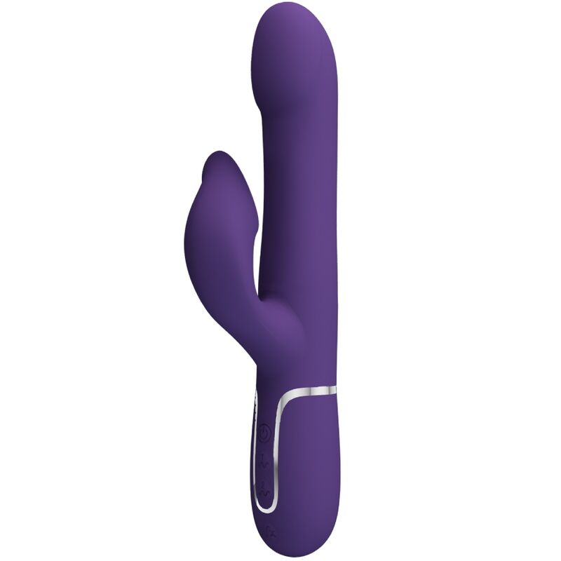PRETTY LOVE - ZALIN RABBIT VIBRATOR PERLEN 4 IN 1 LILA – Bild 2