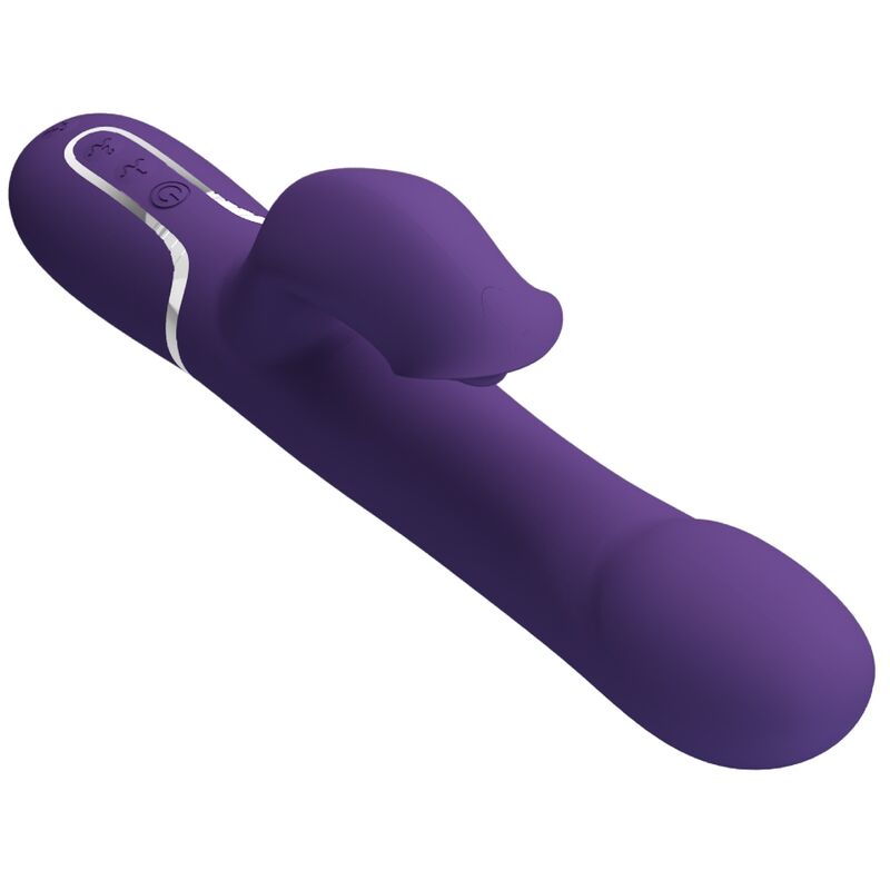 PRETTY LOVE - ZALIN RABBIT VIBRATOR PERLEN 4 IN 1 LILA – Bild 5