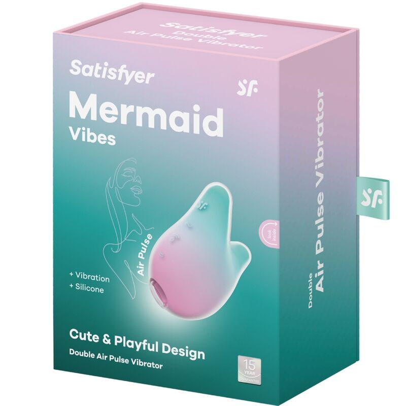 SATISFYER - MERMAID VIBES STIMULATOR VIBRATOR MINT UND PINK – Bild 5