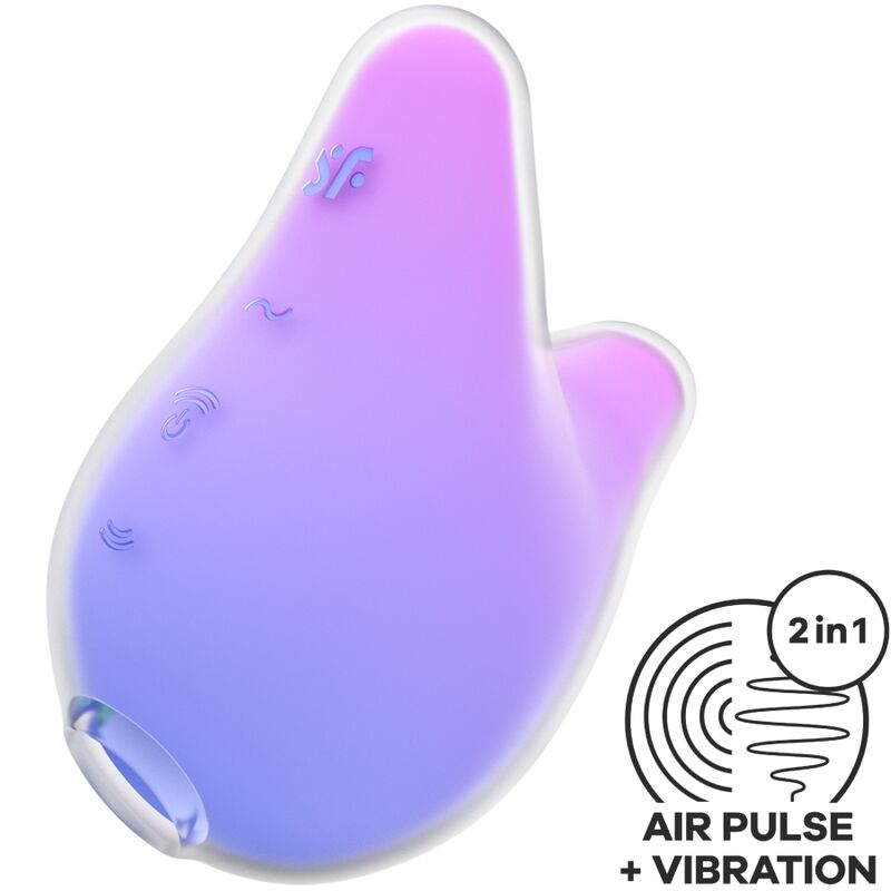 SATISFYER - MERMAID VIBES STIMULATOR  VIBRATOR VIOLETT UND ROSA