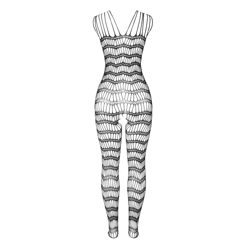 SUBBLIME - 951696 NETZ-BODYSTOCKING OHNE SCHRITT MIT TRGERN AN DEN SCHULTERN SCHWARZ EINE GRÖSSE – Bild 5
