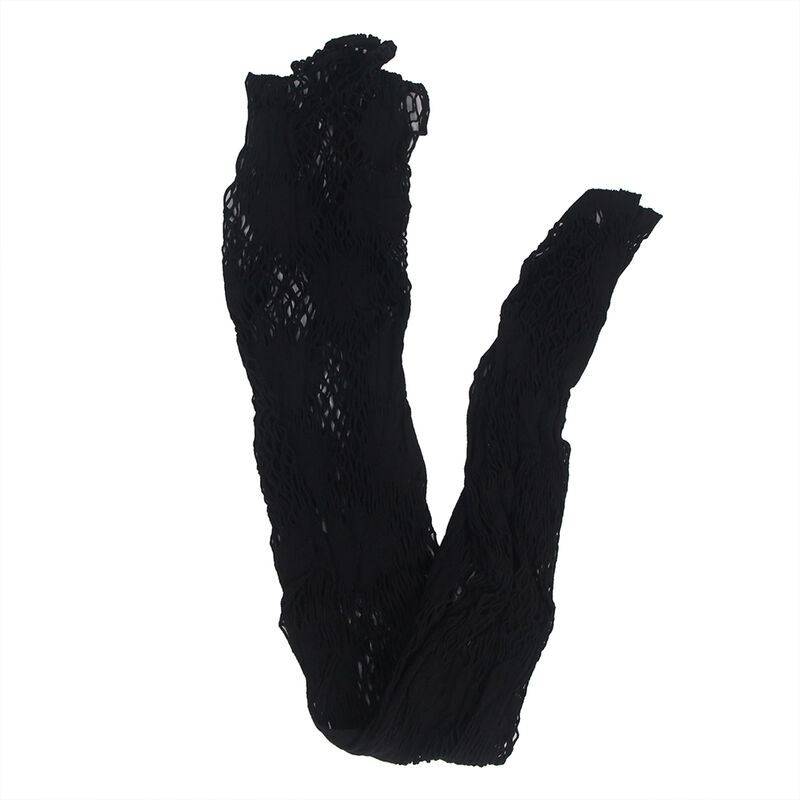SUBBLIME - 952129 NETZ-BODYSTOCKING MIT KLEIDDESIGN UND BLUMENDETAILS SCHWARZ EINE GRÖSSE – Bild 5