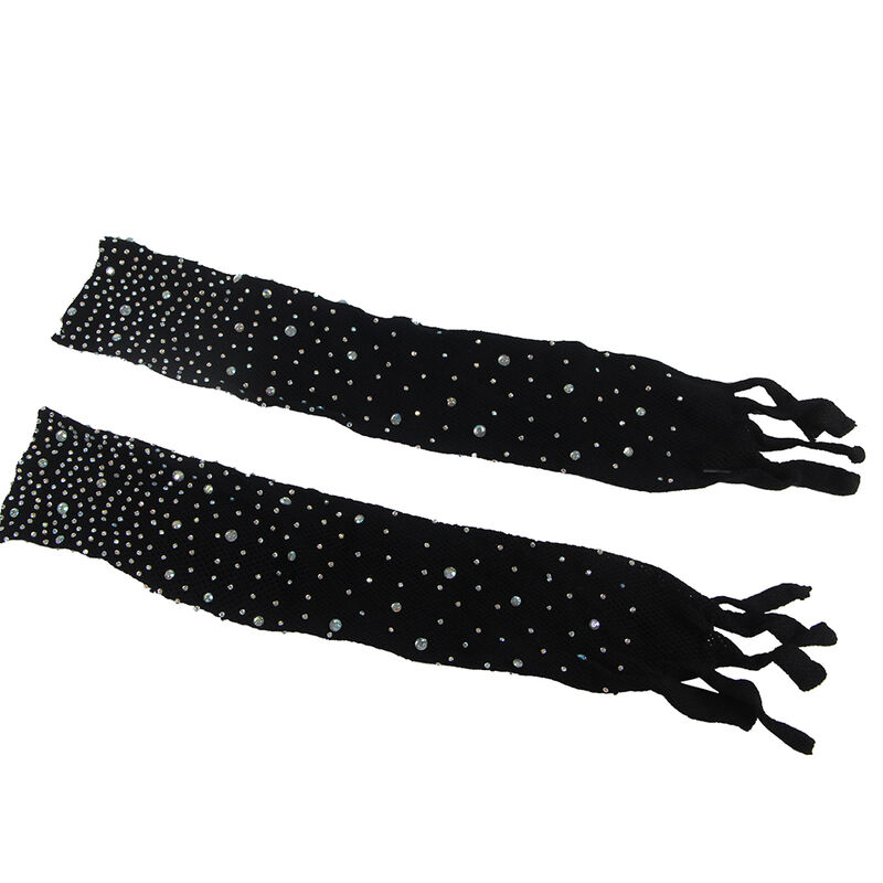SUBBLIME - 952174 NETZ-BODYSTOCKING MIT HANDSCHUHEN UND DIAMANTEN SCHWARZ EINE GRÖSSE – Bild 5