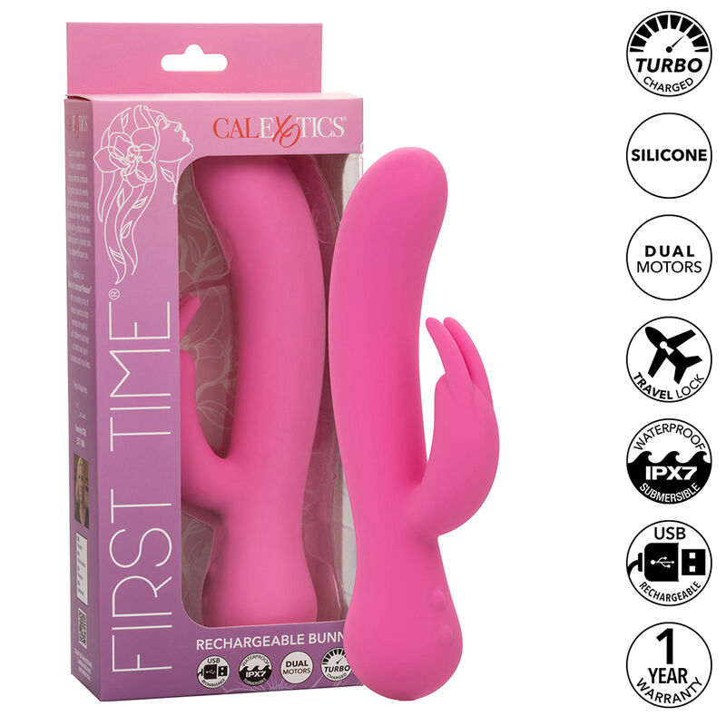 img_185581_7a176c5913c0981a5d48dd9187fe2e6b_1.jpg CALEXOTICS - FIRST TIME VIBRATOR RABBIT WIEDERAUFLADBAR ROSA