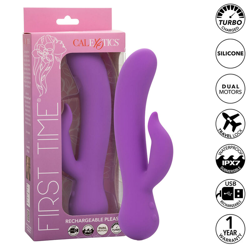 img_185599_08b077e6d490512cc047d5b58a5b507e_1.jpg CALEXOTICS - FIRST TIME VIBRATOR PLEASER WIEDERAUFLADBAR LILA
