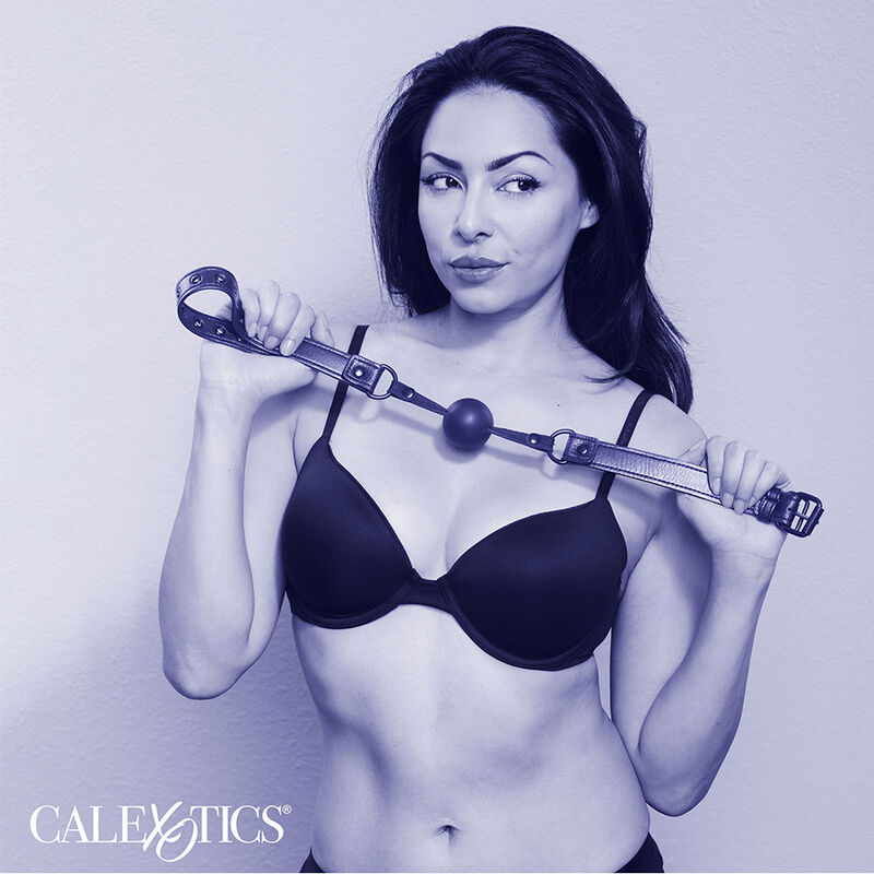 CALEXOTICS - NOCTURNAL BALL GAG SILIKON SCHWARZ – Bild 5