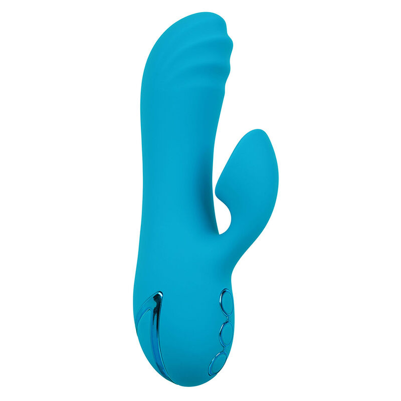 CALEXOTICS - SUNSET BEACH SEDUCER VIBRATOR STIMULATOR 10 FUNKTIONEN BLAU – Bild 2