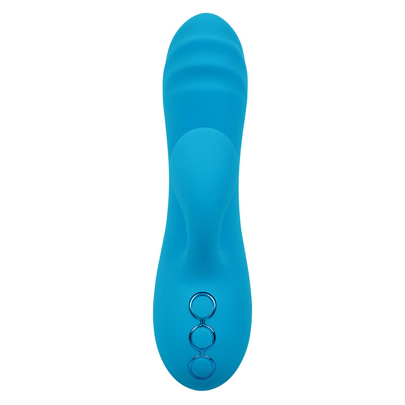 CALEXOTICS - SUNSET BEACH SEDUCER VIBRATOR STIMULATOR 10 FUNKTIONEN BLAU – Bild 4