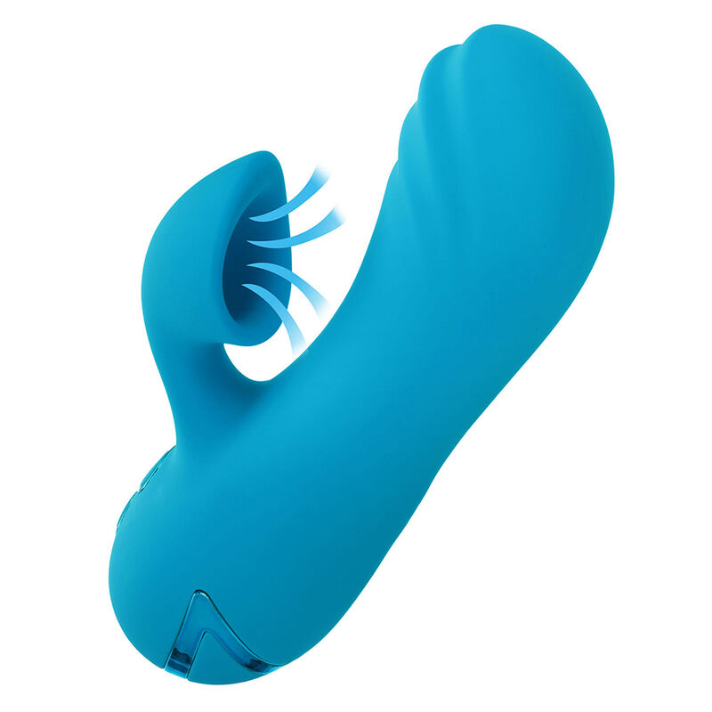 CALEXOTICS - SUNSET BEACH SEDUCER VIBRATOR STIMULATOR 10 FUNKTIONEN BLAU – Bild 5