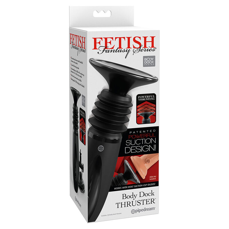 FETISH FANTASY SERIES - BODY DOCK THRUSTER DILDOKLEMME MIT 7 PUSH-MODI SCHWARZ – Bild 5