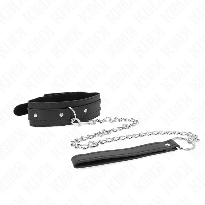 KINK - HALSKETTE MIT LEINE 65 CM 1 RING VERSTELLBAR 38-49 CM X 5 CM – Bild 4
