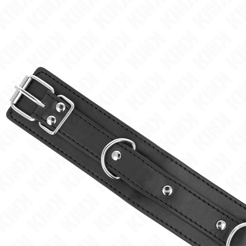 KINK - HALSKETTE MIT LEINE 65 CM 3 RING MODELL 1 VERSTELLBAR 38-49 CM X 5 CM – Bild 5