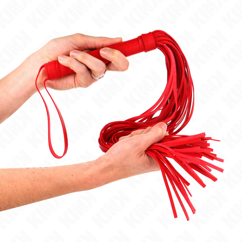 KINK - ROTE WEICH-PVC-PEITSCHE 70 CM – Bild 4
