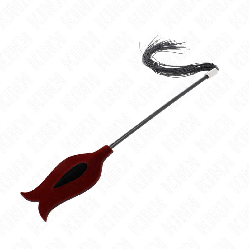 KINK - BLACK MAIDS HORNFORM TICKLE HÜHNERFEDERN 36 CM