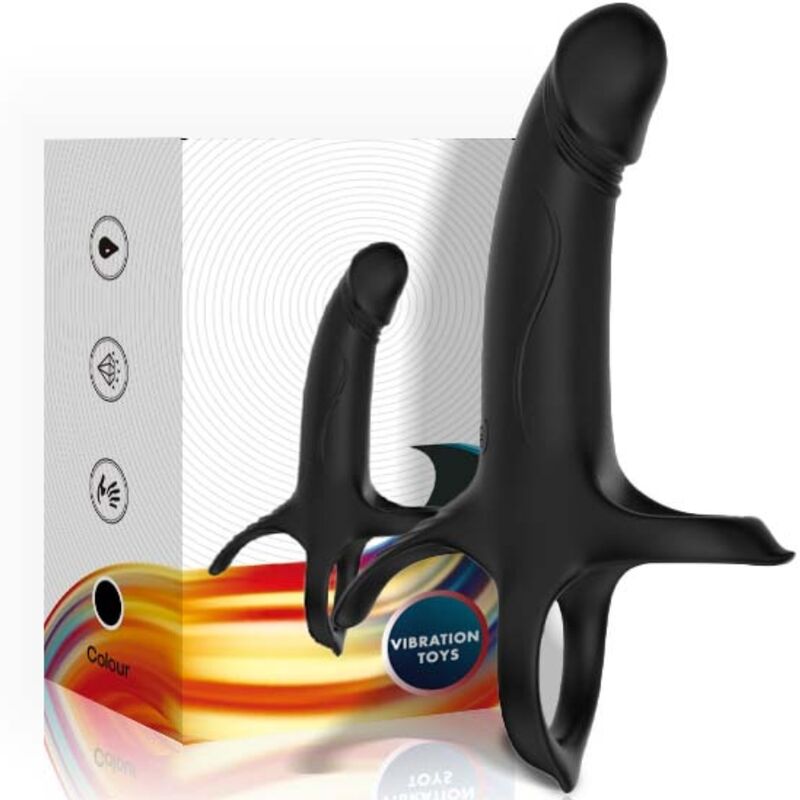 ARMONY - DILDO MIT RING  VIBRATOR SCHWARZ