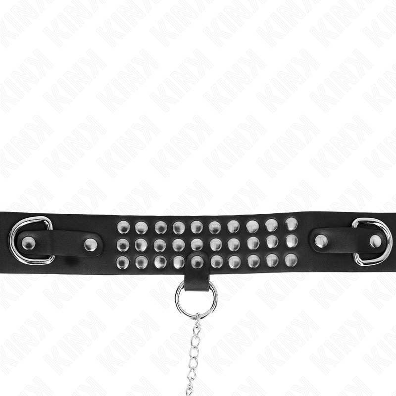 KINK - HALSKETTE MIT BAND 65 CM GLÄNZEND VERSTELLBAR 37-42 CM X 5,3 CM – Bild 5