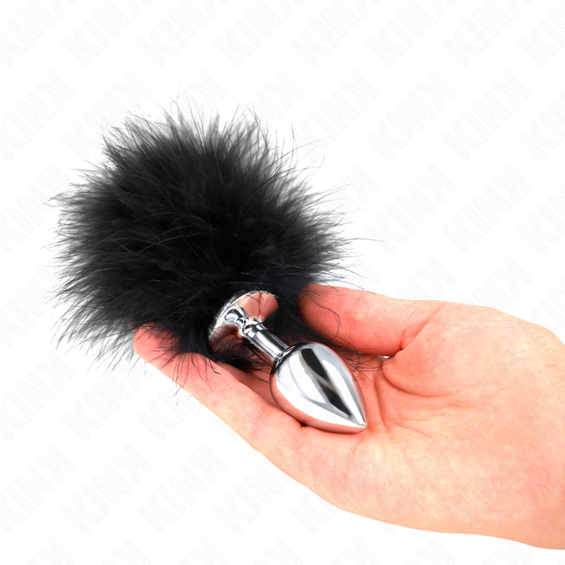 KINK - EDELSTAHL ANAL PLUG 11 x 7 CM MIT FEDER 11 CM – Bild 3