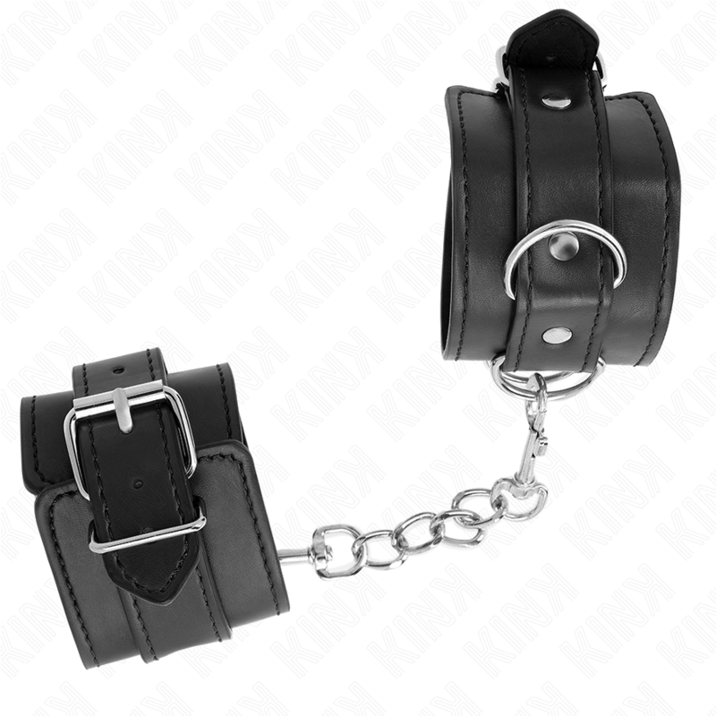 KINK - EINFACHE HANDGELENKSFESSELN SCHWARZ VERSTELLBAR 20-23 CM X 5,5 CM – Bild 2