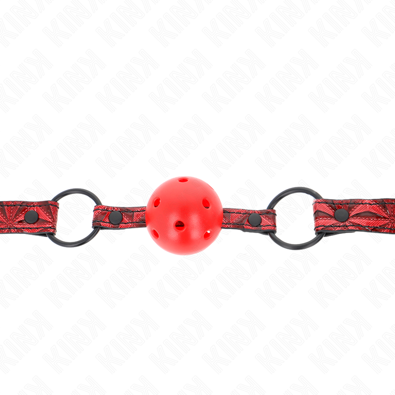 KINK - RAUTENMUSTER-BALL 4,5 CM GAG MODELL 1 64,5 CM VERSTELLBAR 42-60 CM – Bild 3