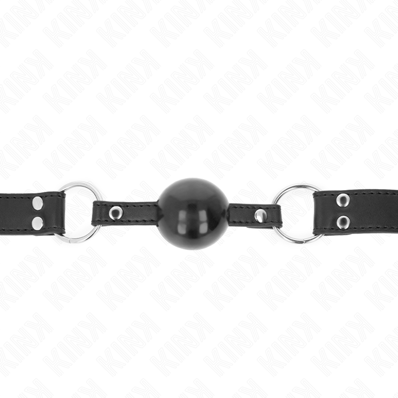 KINK - WEICHER UND FESTER KUGELKOPF 4 CM MIT KUNSTLEDERBAND 62 x 2,5 CM VERSTELLBAR 42-58 CM – Bild 3