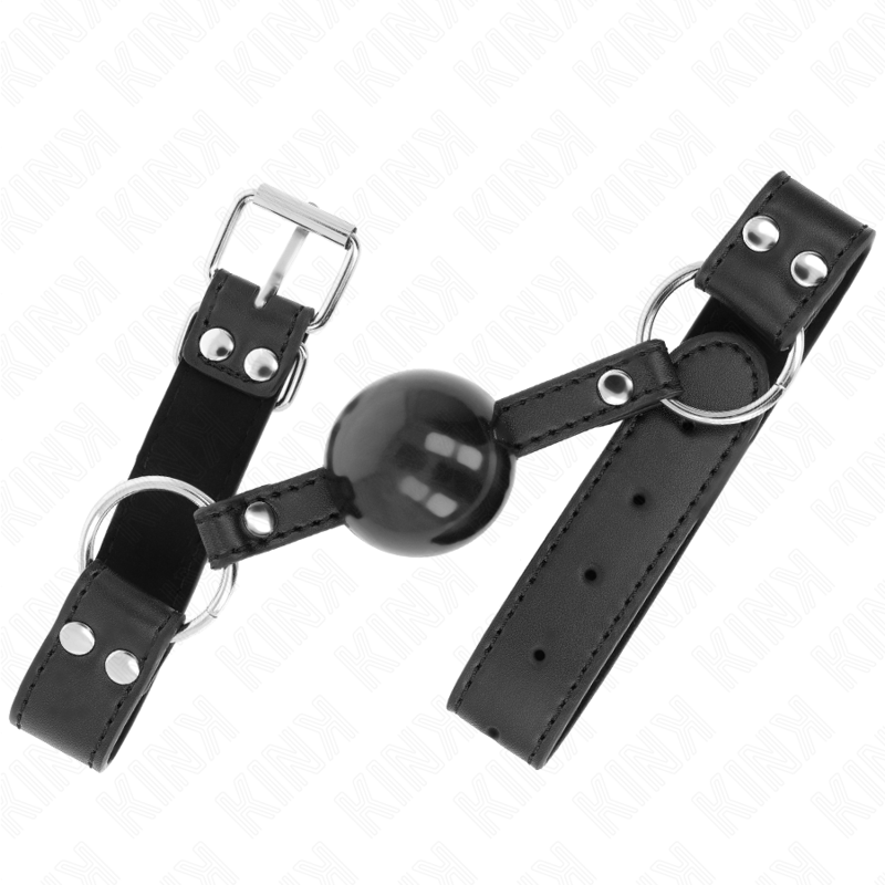 KINK - WEICHER UND FESTER KUGELKOPF 4 CM MIT KUNSTLEDERBAND 62 x 2,5 CM VERSTELLBAR 42-58 CM – Bild 2