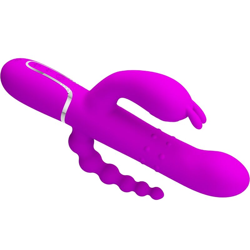 PRETTY LOVE - CAMMY TRIPLE VIBRATOR MULTIFUNKTION 4 IN 1 ROSA – Bild 3
