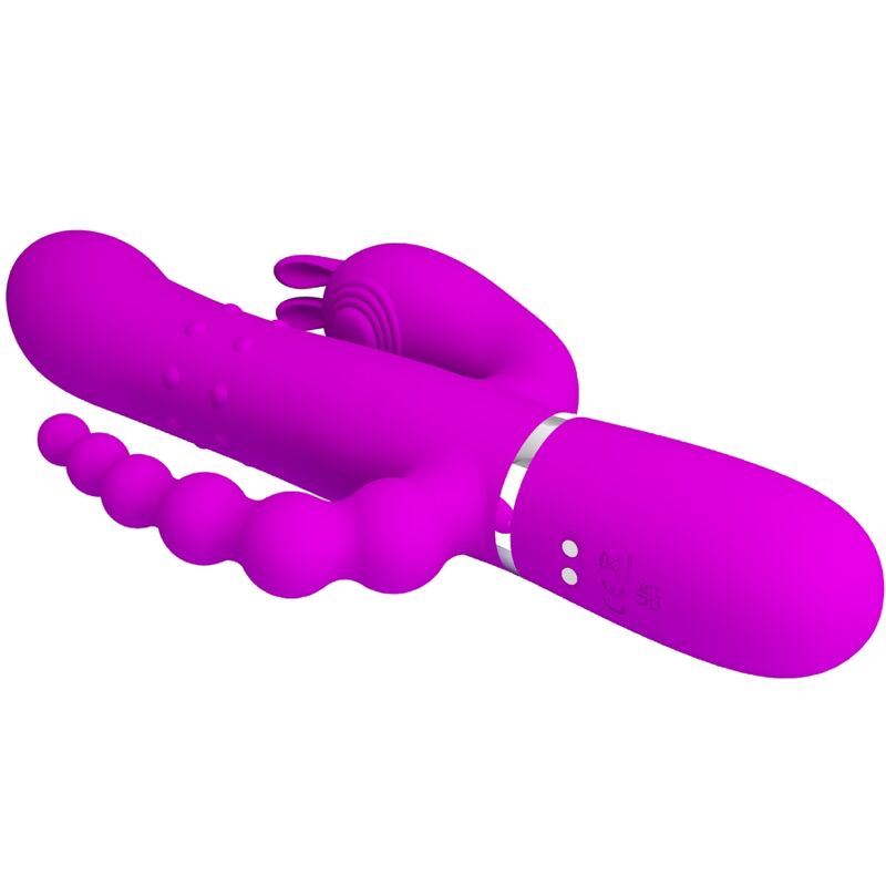 PRETTY LOVE - CAMMY TRIPLE VIBRATOR MULTIFUNKTION 4 IN 1 ROSA – Bild 5