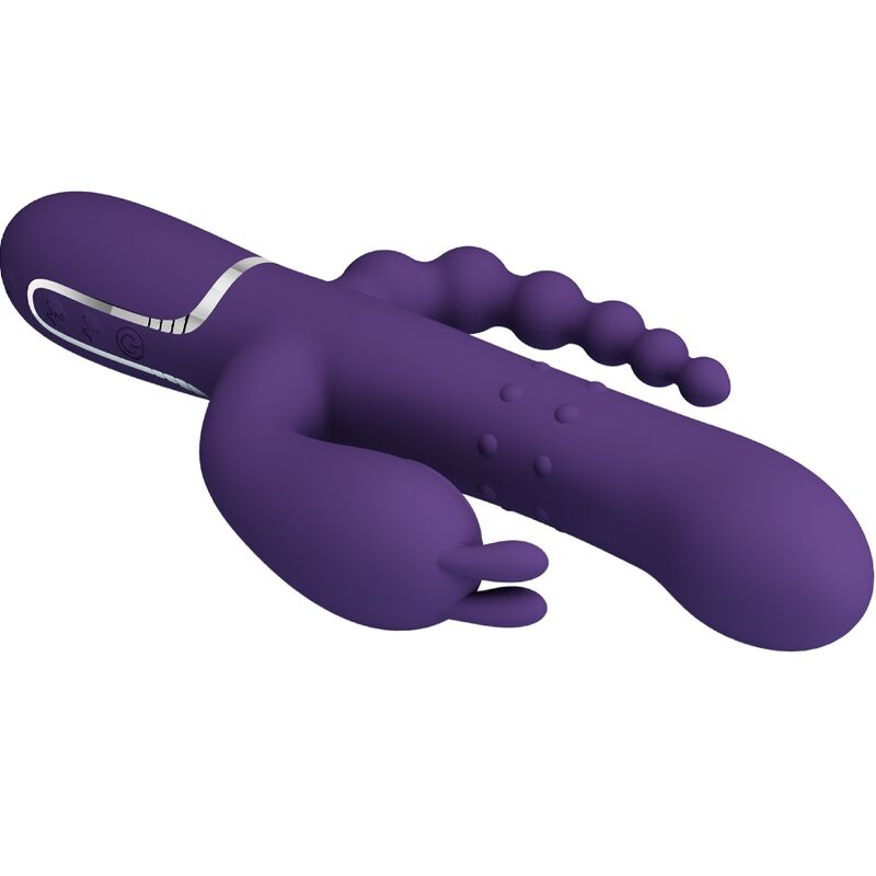 PRETTY LOVE - CAMMY TRIPLE VIBRATOR MULTIFUNKTION 4 IN 1 LILA – Bild 3