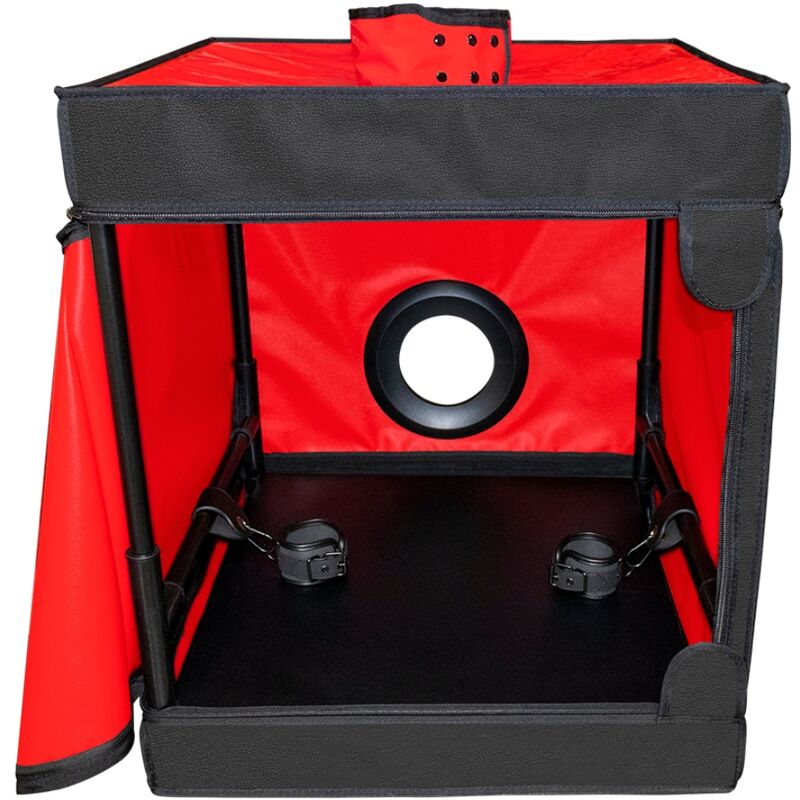 SECRET DOME KINK CLUB CABINA BUKKAKE SCHWARZ ROT – Bild 2