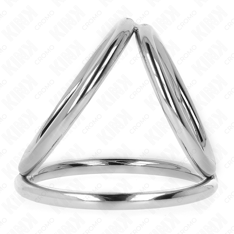 KINK - DREIFACH CHROM METALL PENISRING 3,8 CM BIS 5 CM MODELL 2 – Bild 4