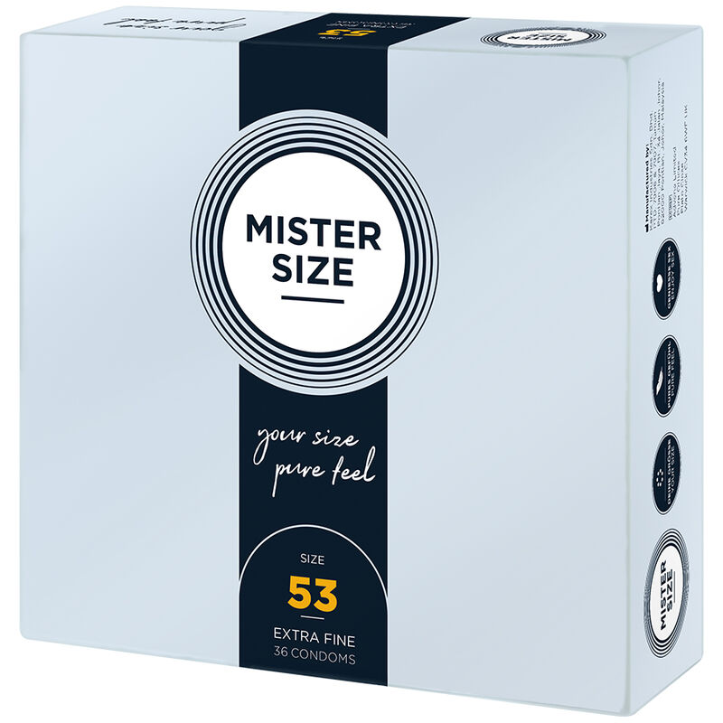 MISTER SIZE - KONDOMGRÖSSE M 53 MM (36 EINHEITEN) – Bild 2