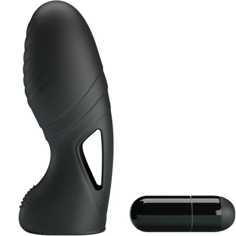 PRETTY LOVE - ALAN SILIKON-FINGERVIBRATOR SCHWARZ – Bild 4