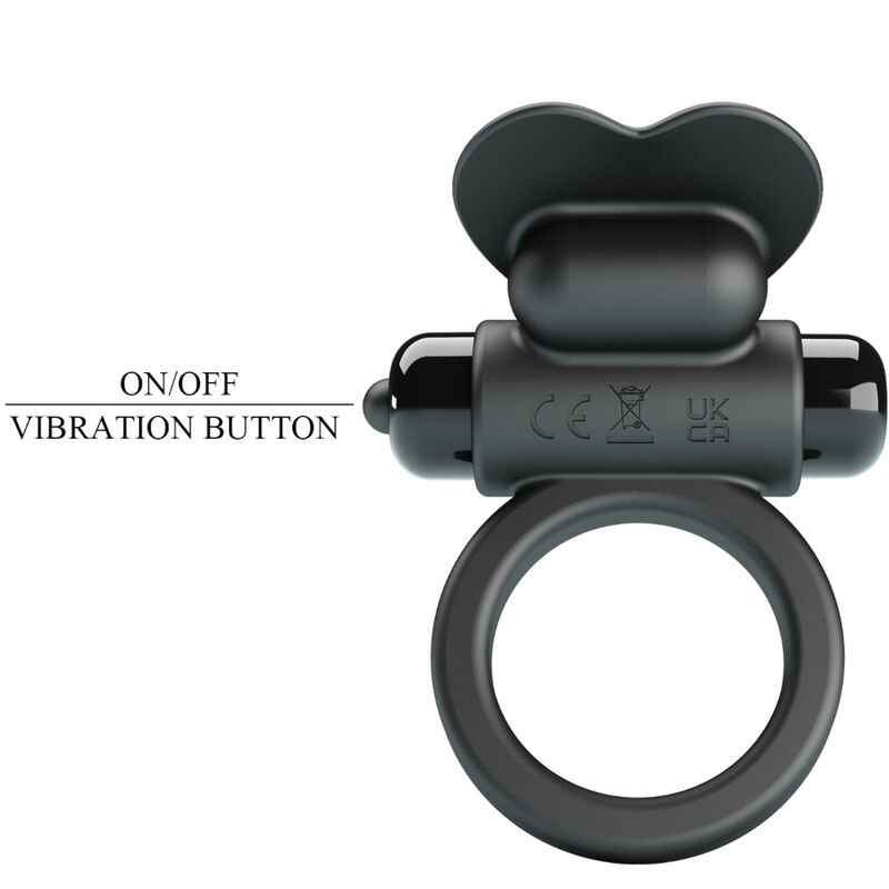 PRETTY LOVE - DEBONAIRE VIBRATIONSRING KANINCHEN 10 VIBRATIONEN SCHWARZ – Bild 5