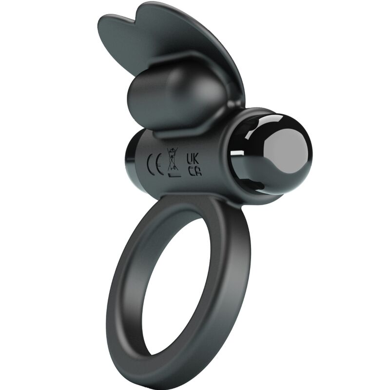 PRETTY LOVE - DEBONAIRE VIBRATIONSRING KANINCHEN 10 VIBRATIONEN SCHWARZ – Bild 2