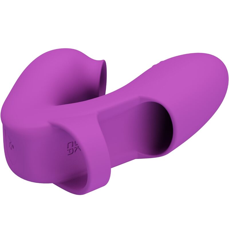 PRETTY LOVE - ATHENA FINGERVIBRATOR MIT KLITORISSTIMULATOR LILA – Bild 3