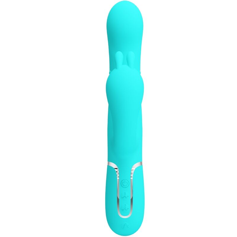 PRETTY LOVE - CAMMY 4 IN 1 MULTIFUNKTIONS-DREIFACHER RABBIT-VIBRATOR BLAU – Bild 2