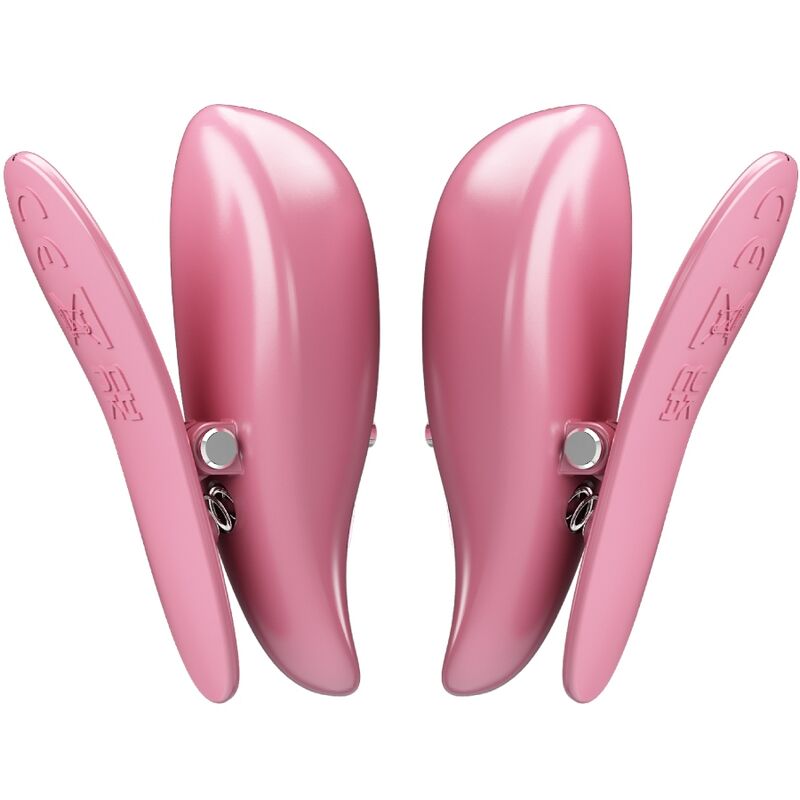 PRETTY LOVE - CAILEY NIPPELKLEMMEN 10 VIBRATIONEN FERNBEDIENUNG ROSA – Bild 3