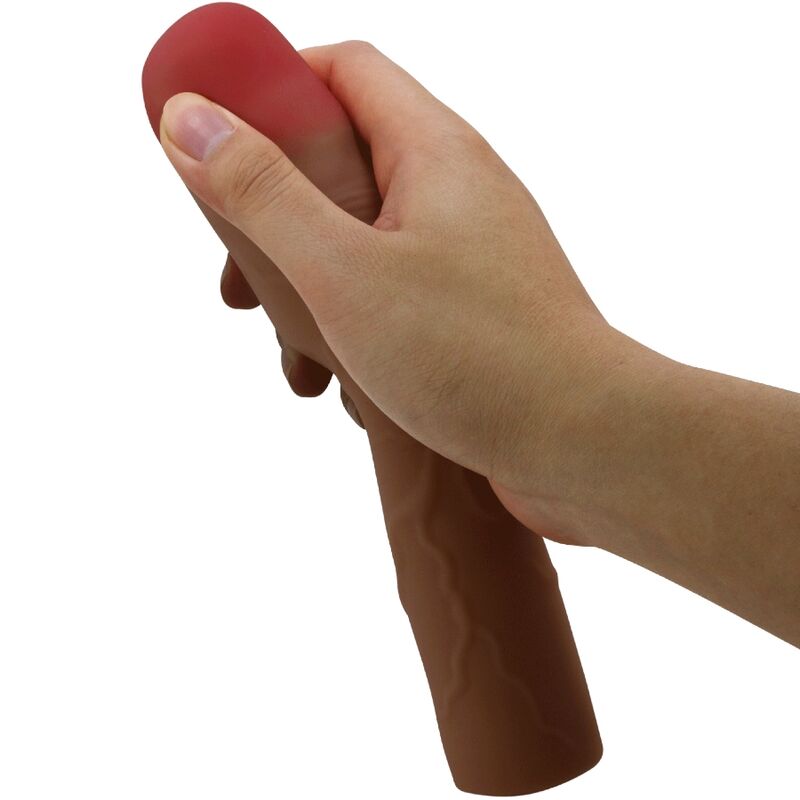 PRETTY LOVE - KYLIAN PENISHÜLLE MIT 7,6 CM VERLÄNGERUNG MULATTE – Bild 4