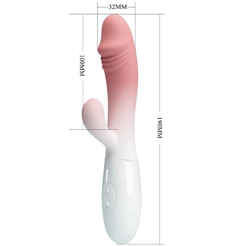 PRETTY LOVE - SNAPPY RABBIT VIBRATOR 30 VIBRATIONEN ROSA – Bild 4
