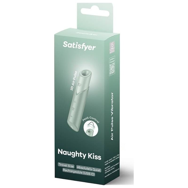 SATISFYER - NAUGHTY KISS WAVE KLITORIS-STIMULATOR AQUAMARIN – Bild 2