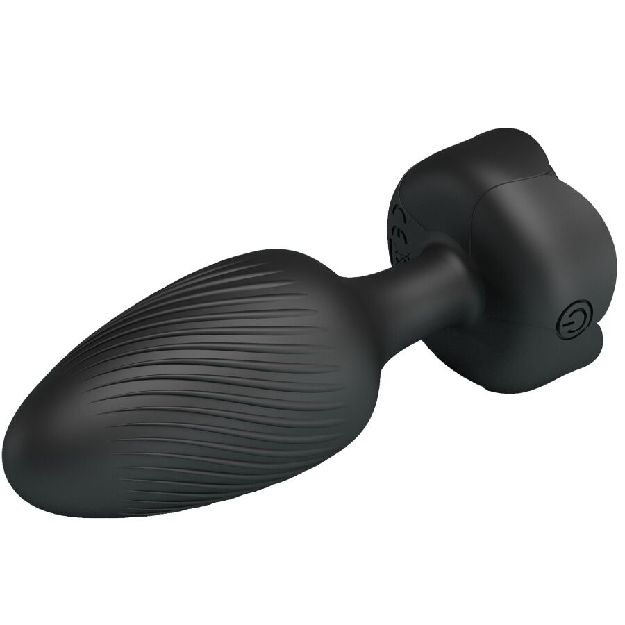 PRETTY LOVE - OSBORN ANAL PLUG MIT LED LICHT SCHWARZ 9,8 CM – Bild 5
