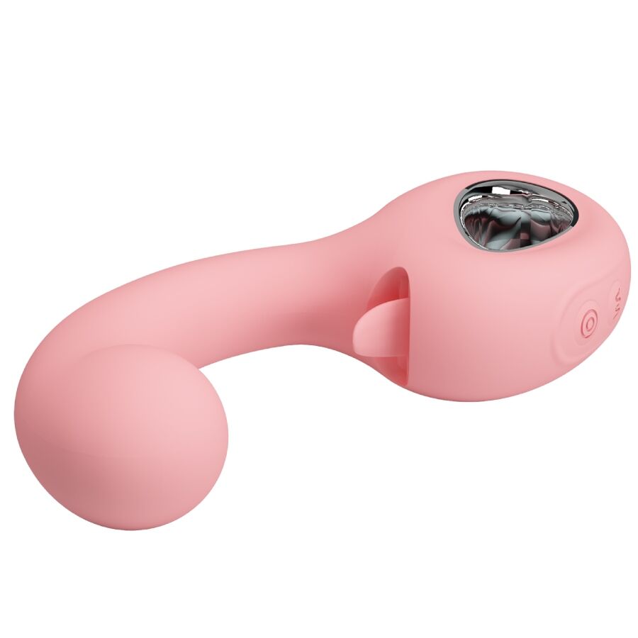 PRETTY LOVE - ERYNNYES G-SPOT VIBRATOR + KLITORIS-STIMULATOR 10 VIBRATIONEN ROSA – Bild 5