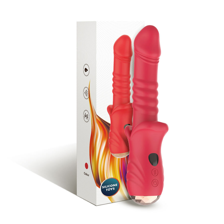 img_204979_e6108d5e07087411f2d001d859e39250_1.jpg ARMONY - POINT A STIMULIERENDER VIBRATORDILDO ROT
