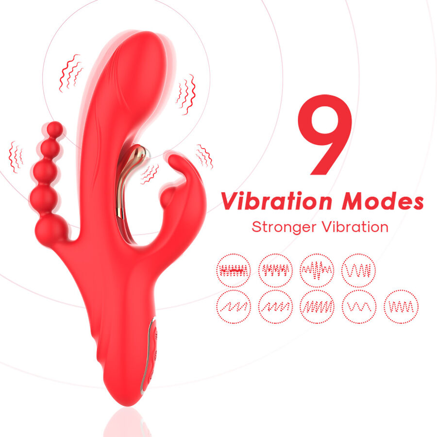 ARMONY - G-PUNKT- UND KLITORIS-STIMULATOR-VIBRATOR ROT – Bild 3