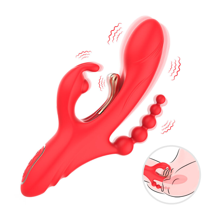 ARMONY - G-PUNKT- UND KLITORIS-STIMULATOR-VIBRATOR ROT – Bild 2