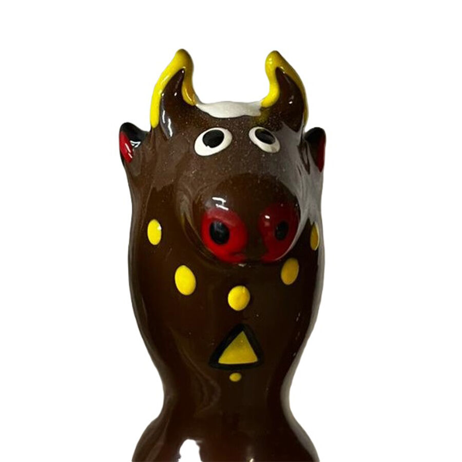 img_205793_650c32df626c8275f4aec1a69c7583f1_1.jpg CONDOMERIE - HANDBEMALTE NEUHEITSKONDOME BULL BLACK MODELL 2