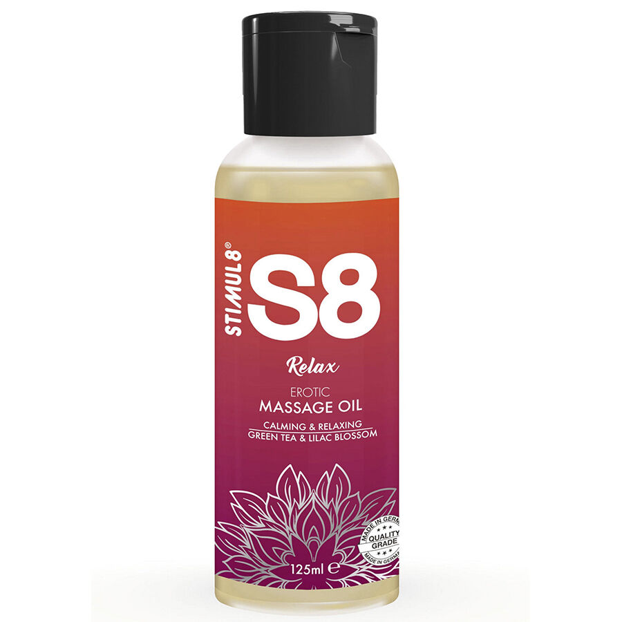 img_208733_a8798268ba0b956c3b9fb4288e568b45_1.jpg STIMUL8 - S8 RELAX GRÜNER TEE MASSAGEÖL 125 ML