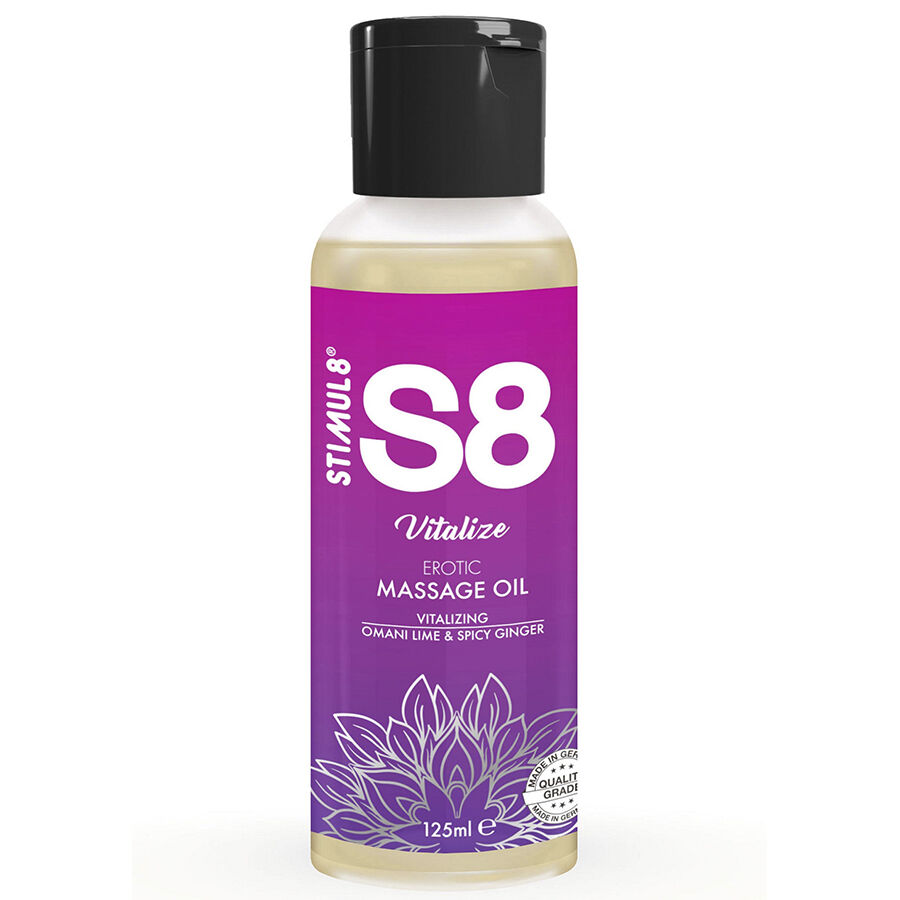 img_208736_adccad93b068b7bf16f1fcd25c2fcd37_1.jpg STIMUL8 - S8 VITALISIERENDES LIMETTEN-MASSAGEÖL 125 ML